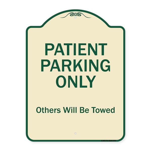 Designer Series-Patient Parking Only Others Will Be Towed, 24" x 18", TG-1824-9797